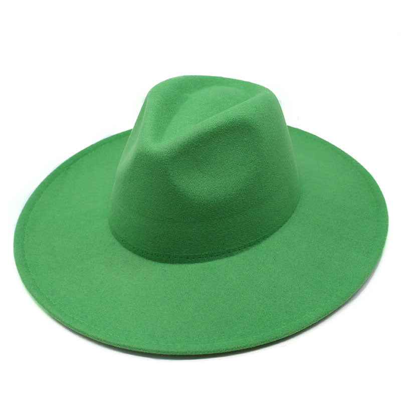 WIDE BRIM FEDORA (GREEN)