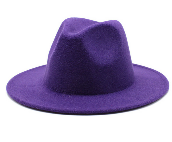 STANDARD BRIM FEDORA (PURPLE)