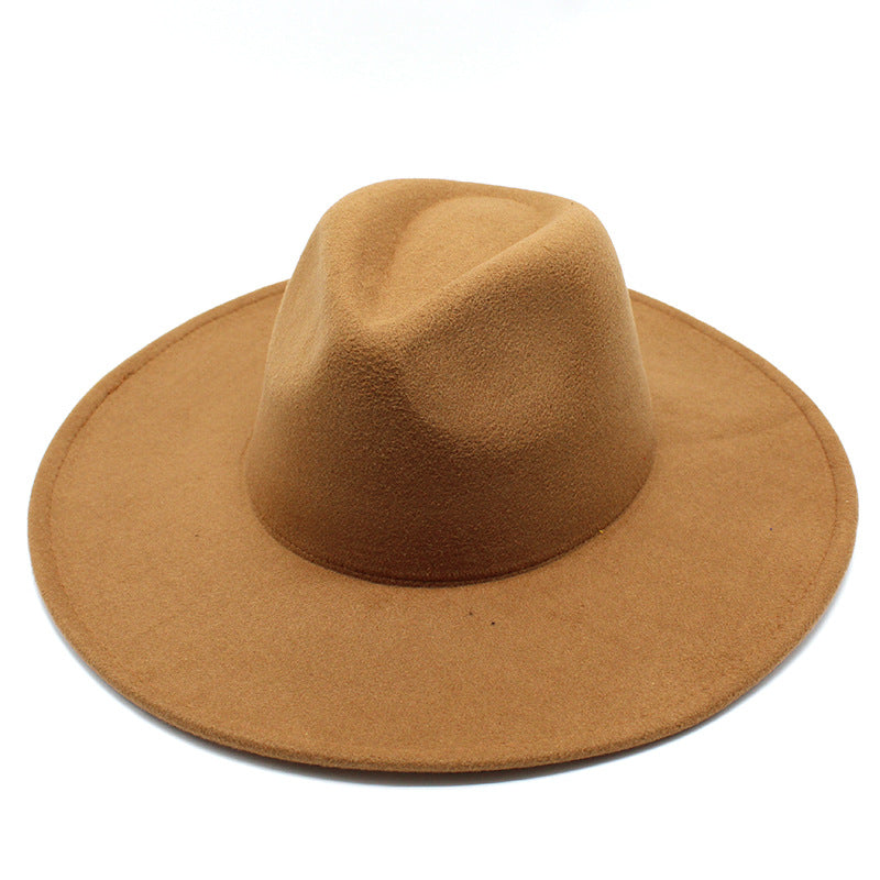 WIDE BRIM FEDORA (MOCHA)