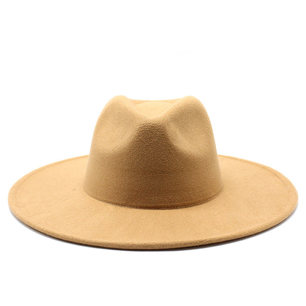 WIDE BRIM FEDORA (CAMEL)