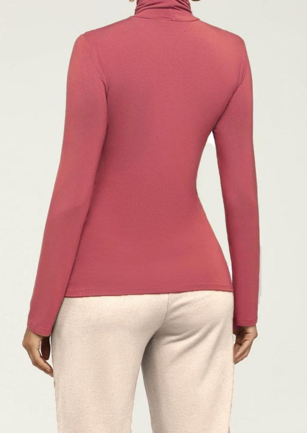 CLASSIC COMFORT TURTLENECK (ROSE)