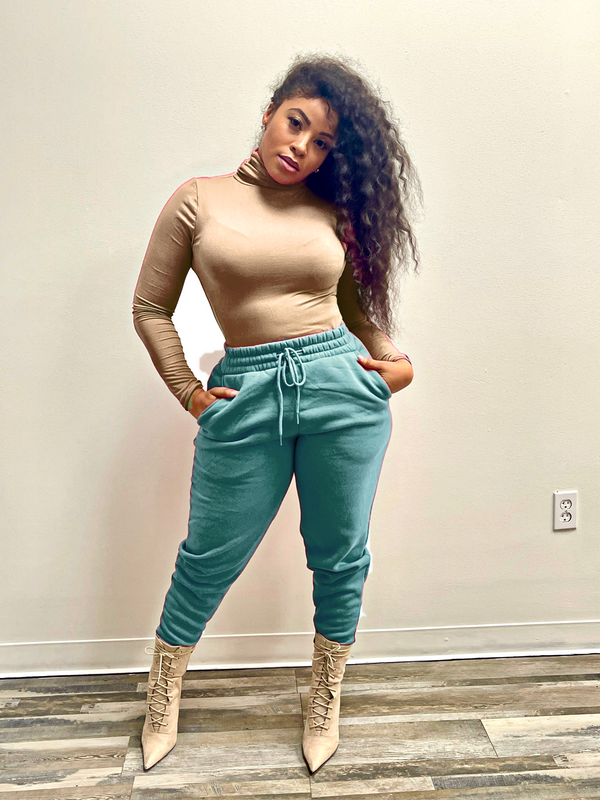 CLASSIC COMFORT JOGGERS (AQUA TEAL)