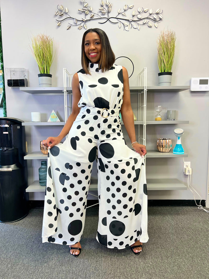 POLKA AROUND JUMPSUIT