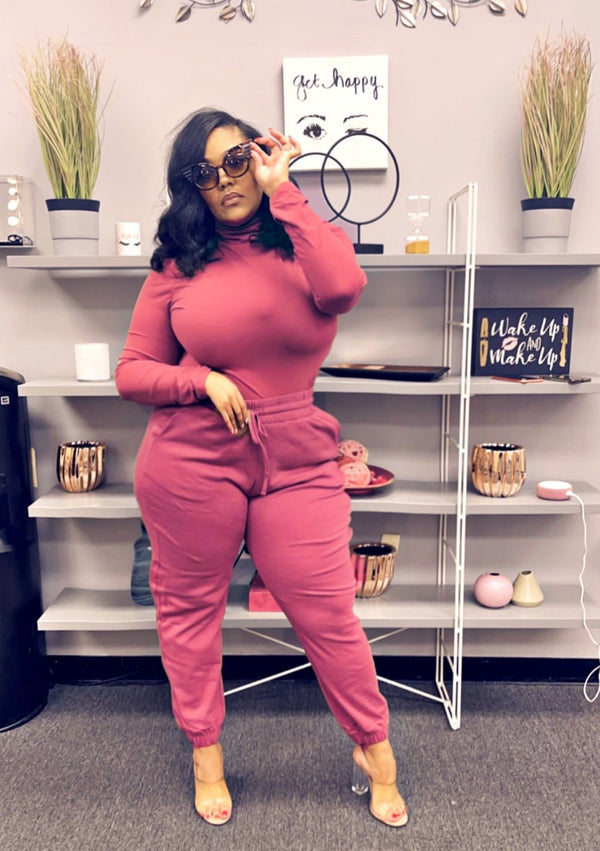 + CLASSIC COMFORT JOGGERS (ROSE)