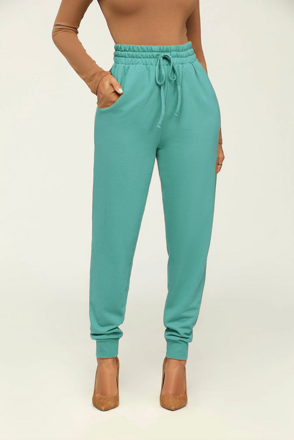 + CLASSIC COMFORT JOGGERS (AQUA TEAL)