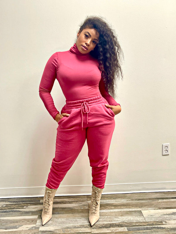 CLASSIC COMFORT JOGGERS (ROSE)