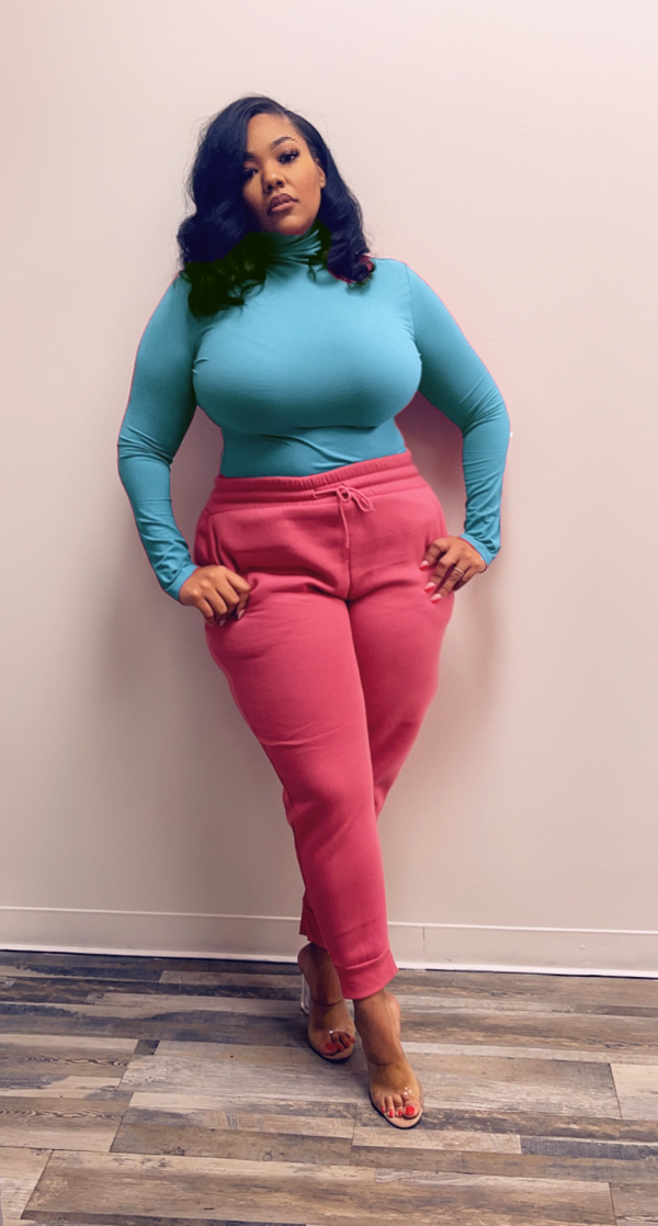 + CLASSIC COMFORT TURTLENECK (TEAL)
